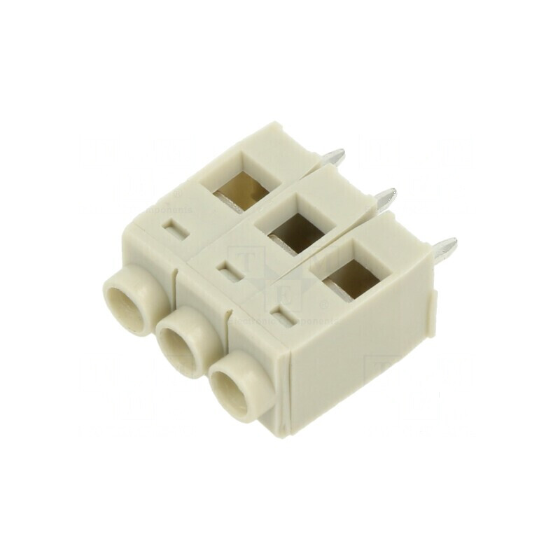 Regletă de conexiuni PCB în unghi 90°, 5mm, 3 piste, gri | Electronic-mag.ro | Componente Electronice Regletă de conexiuni PCB în unghi 90°, 5mm, 3 piste, gri | Electronic-mag.ro | Componente Electronice