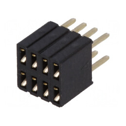 Conector şiruri pini soclu mamă 8 PIN 1,27mm THT 2x4 - Componente electronice | Electronic-mag.ro | Componente Electronice