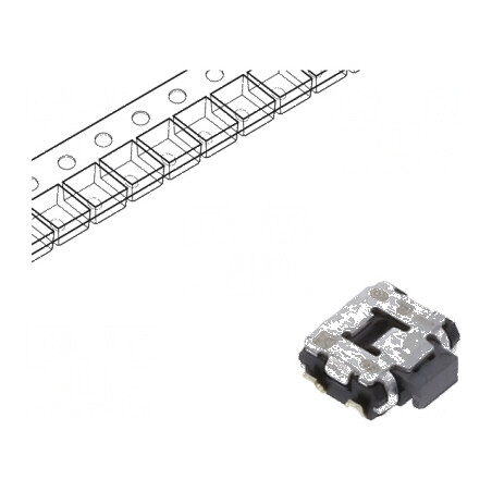 Microîntrerupător TACT SPST Poz: 2 0,05A/12VDC SMD fără EVQP7 - Comutator compact pentru circuite electronice | Electronic-mag.ro | Componente Electronice