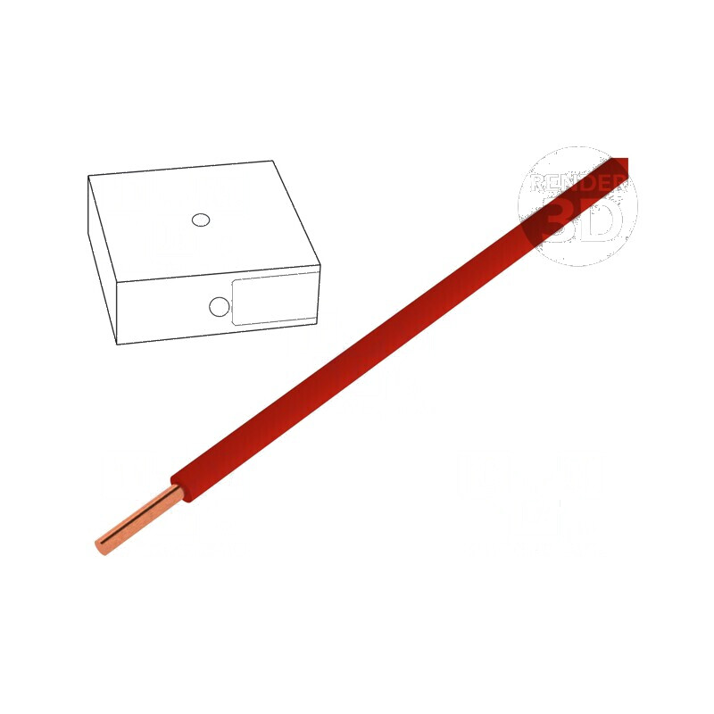 Cablu electric H05V-U 0,5mm² cu sârmă din cupru PVC roșu 300V 500V 100m CPR Eca | Electronic-mag.ro | Componente Electronice Cablu electric H05V-U 0,5mm² cu sârmă din cupru PVC roșu 300V 500V 100m CPR Eca | Electronic-mag.ro | Componente Electronice