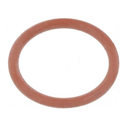 Garnitură O-ring VMQ 1,5mm grosime, 12mm Ø interior, M16, roșie, rezistență temperatură -60 până la 250°C | Electronic-mag.ro | Componente Electronice