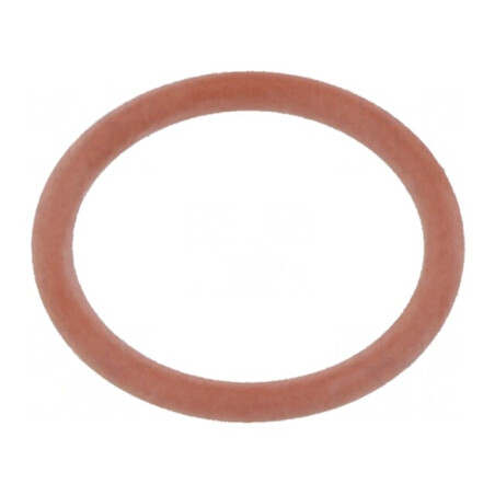 Garnitură O-ring VMQ 1,5mm grosime, 12mm Ø interior, M16, roșie, rezistență temperatură -60 până la 250°C | Electronic-mag.ro | Componente Electronice