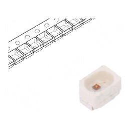 LED SMD 2014 galbenă 300-500mcd 2,2x1,4x1,3mm 120° 20mA 75mW pentru iluminat decorativ | Electronic-mag.ro | Componente Electronice