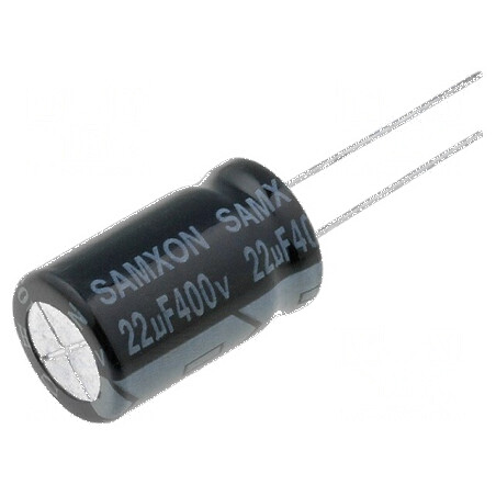 Condensator electrolitic THT 22uF 400VDC Ø12,5x20mm ±20% - Componentă electronică de calitate | Electronic-mag.ro | Componente Electronice
