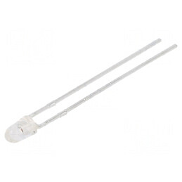 LED 3mm galbenă 1800-2800mcd 34° convex - iluminare eficientă | Electronic-mag.ro | Componente Electronice