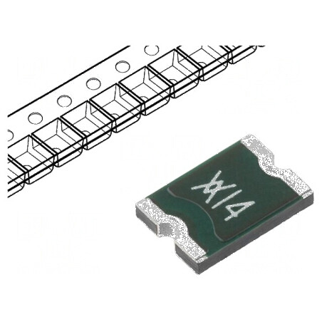 Siguranță Polimerică PTC 140mA 1812 Polyswitch - Protecție Circuit Electric | Electronic-mag.ro | Componente Electronice
