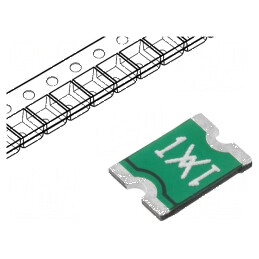 Siguranţă polimerică PTC 1,1A 1812 Polyswitch pentru protecţia circuitelor electrice | Electronic-mag.ro | Componente Electronice