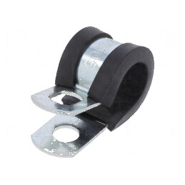 Clipsuri din oțel Øbuclă 11,1-12,7mm, lățime 13mm, montaj orificiu 6,5mm | Electronic-mag.ro | Componente Electronice