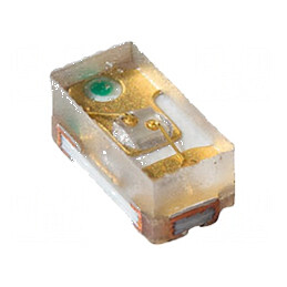 LED SMD 0402 Verde 28,5mcd 1x0,5mm 130° 20mA λd: 572nm 78mW | Electronic-mag.ro | Componente Electronice