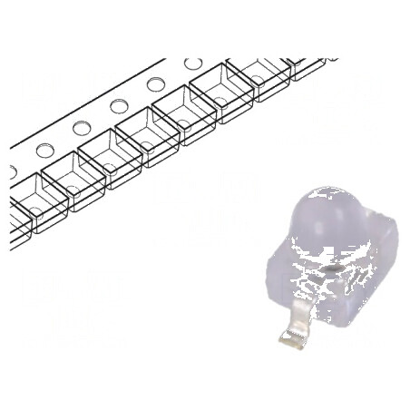 LED Verde 200mcd 2,5x2x2,8mm 25° 2,2÷2,6V 20mA λd: 574nm - Lumină LED pentru Proiecte Electronice | Electronic-mag.ro | Componente Electronice