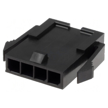 Conector cablu-cablu Micro-Fit 3.0 mufă tată 4 pini 5A 3mm | Electronic-mag.ro | Componente Electronice