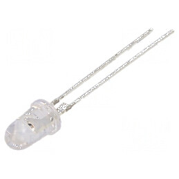 LED 5mm portocalie 100000÷120000mcd 8° convex | Electronic-mag.ro | Componente Electronice