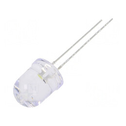 LED Alb 10mm 30° Convex 2-5VDC | Electronic-mag.ro | Componente Electronice