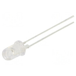 LED 5mm roz (salmon pink) 35000-40000mcd 60° Nr.term: 2 - Lampa LED cu intensitate mare | Electronic-mag.ro | Componente Electronice