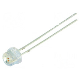 LED 4,8mm albastru 150° cu parte frontală convexă, Nr. term: 2 | Electronic-mag.ro | Componente Electronice