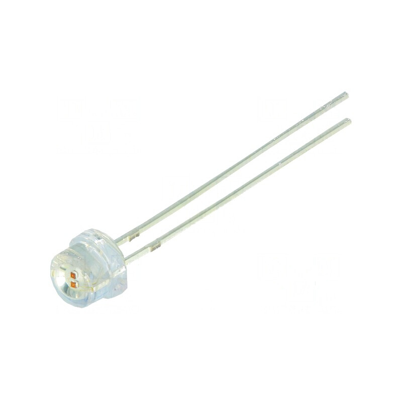 LED 4,8mm albastru 150° cu parte frontală convexă, Nr. term: 2 | Electronic-mag.ro | Componente Electronice