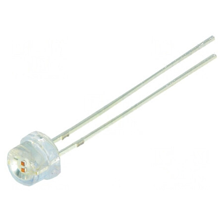 LED 4,8mm albastru 150° cu parte frontală convexă, Nr. term: 2 | Electronic-mag.ro | Componente Electronice