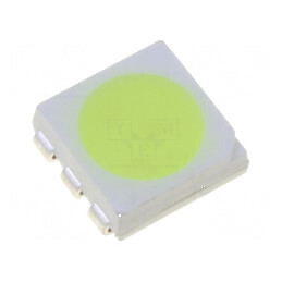 LED SMD 5050 albastru (ice blue) 18-21lm 5x5x1,5mm PLCC6 | Electronic-mag.ro | Componente Electronice