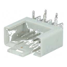 Conector IDC soclu tată 5 pini unghi 90° THT cositorit | Electronic-mag.ro | Componente Electronice