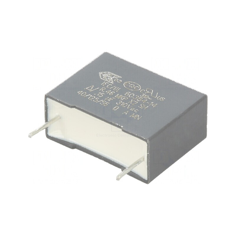 Condensator polipropilenă X2 R46 310V 0,15uF 18x12x6mm pentru aplicații electrice | Electronic-mag.ro | Componente Electronice Condensator polipropilenă X2 R46 310V 0,15uF 18x12x6mm pentru aplicații electrice | Electronic-mag.ro | Componente Electronice