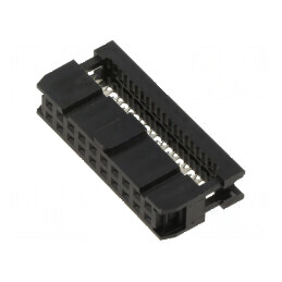 Conector IDC mufă mamă 20 pini fără presare cablu | Electronic-mag.ro | Componente Electronice