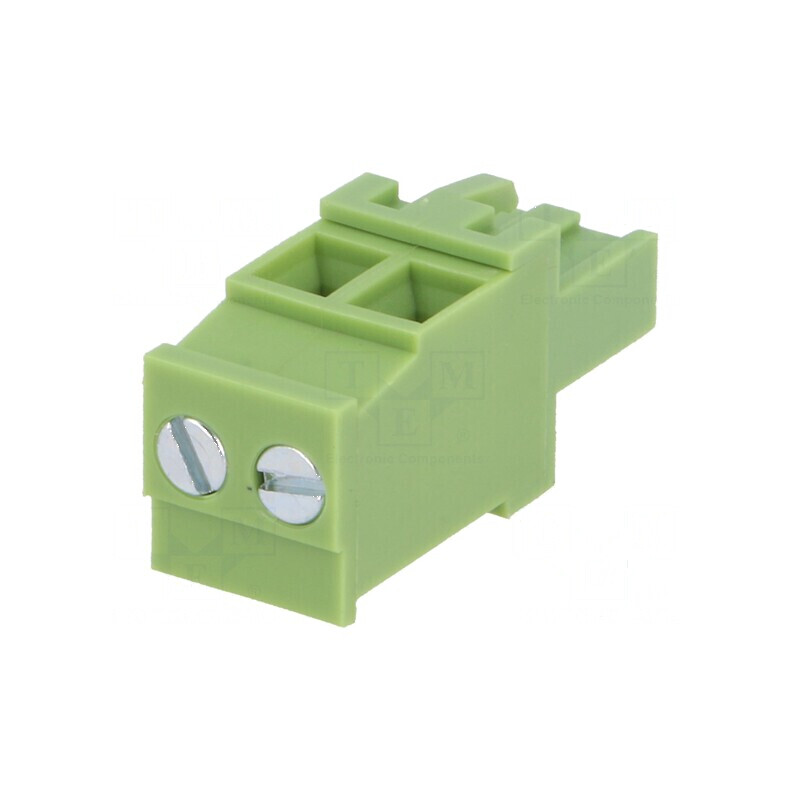 Regletă de conexiuni deconectabilă 5mm cu 2 piste în unghi de 90° | Electronic-mag.ro | Componente Electronice