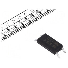 Optocuplor SMD 5kV 70V SOP4L cu 1 canal și 1 ieșire tranzistori | Electronic-mag.ro | Componente Electronice
