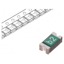 Siguranţă polimerică PTC 2A, Imax 100A, model 0ZCJ 1206 - Protecţie electrică avansată | Electronic-mag.ro | Componente Electronice