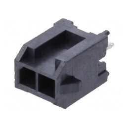 Conector cablu-placă soclu tată Minitek® Pwr 3.0, 3mm, 2 PIN | Electronic-mag.ro | Componente Electronice