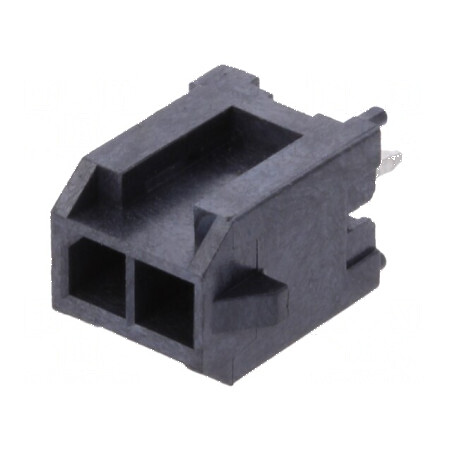 Conector cablu-placă soclu tată Minitek® Pwr 3.0, 3mm, 2 PIN | Electronic-mag.ro | Componente Electronice