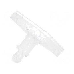 Mâner autoadeziv din poliamidă, lungime 7,94 mm, cu sistem clichet | Electronic-mag.ro | Componente Electronice