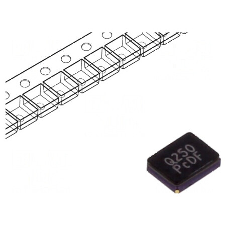Rezonator de cuarț SMD 25MHz ±20ppm 18pF 3,2x2,5x0,8mm | Electronic-mag.ro | Componente Electronice