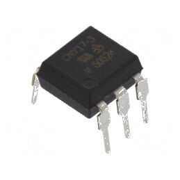 Optocuplor THT DIP6 cu 1 canal, 5,3kV izolație, 70V Uce, tranzistori | Electronic-mag.ro | Componente Electronice