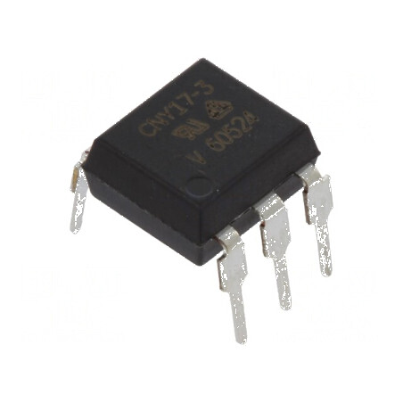 Optocuplor THT DIP6 cu 1 canal, 5,3kV izolație, 70V Uce, tranzistori | Electronic-mag.ro | Componente Electronice