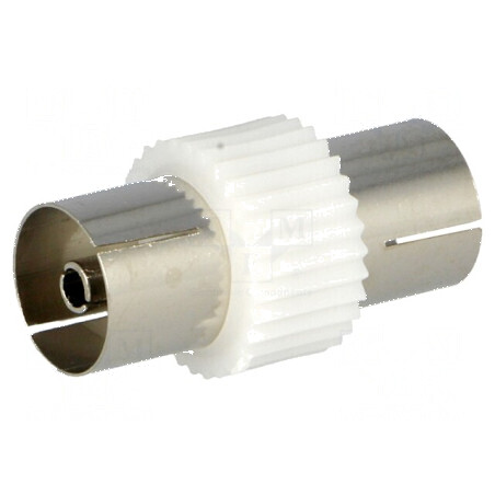 Adaptor coaxială 9,5mm drept, priză din ambele părţi | Electronic-mag.ro | Componente Electronice