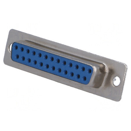 Conector D-Sub 25 PIN mamă pe cablu lipire 5A cu placare gold flash | Electronic-mag.ro | Componente Electronice