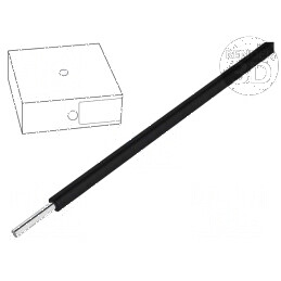 Cablu electric H05V-U 1mm2 sârmă Cu PVC negru 300V/500V 100m CPR Eca | Electronic-mag.ro | Componente Electronice