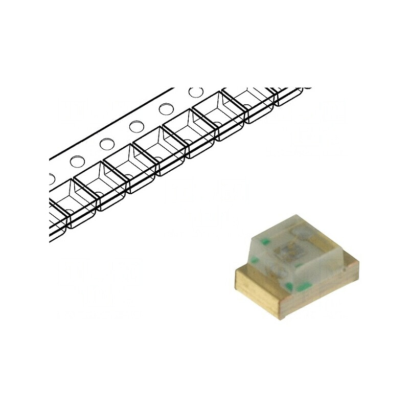 LED SMD 0805 Verde 110-300mcd 2x1,25x1,1mm 120° 20mA 102,5mW pentru iluminare eficientă | Electronic-mag.ro | Componente Electronice LED SMD 0805 Verde 110-300mcd 2x1,25x1,1mm 120° 20mA 102,5mW pentru iluminare eficientă | Electronic-mag.ro | Componente Electronice