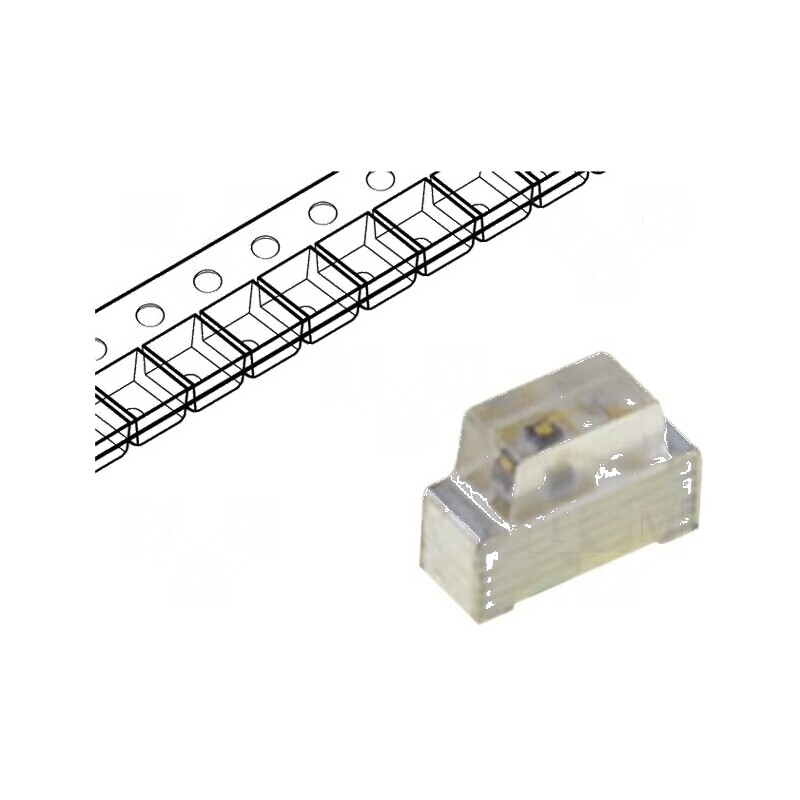 LED SMD 0602 Verde 110-350mcd 1,6x1,2x0,6mm 110° 20mA pentru Iluminat | Electronic-mag.ro | Componente Electronice