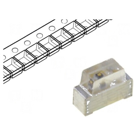 LED SMD 0602 Verde 110-350mcd 1,6x1,2x0,6mm 110° 20mA pentru Iluminat | Electronic-mag.ro | Componente Electronice