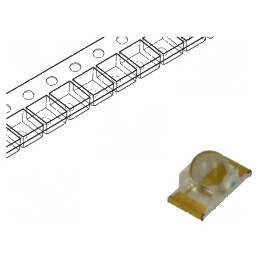 LED SMD 3216 Verde 1900-3500mcd 3,2x1,6x1,8mm 35° 20mA pentru Iluminat | Electronic-mag.ro | Componente Electronice