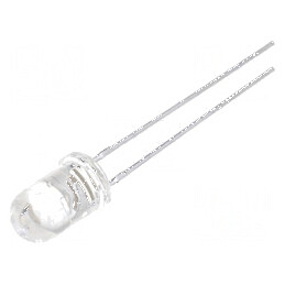 Emiţător IR 5mm 880nm transparent 20mW 30° THT pentru aplicații electronice | Electronic-mag.ro | Componente Electronice