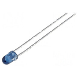 Emitator IR 3mm 880nm albastru transparent 7mW 30° pentru montaj THT | Electronic-mag.ro | Componente Electronice