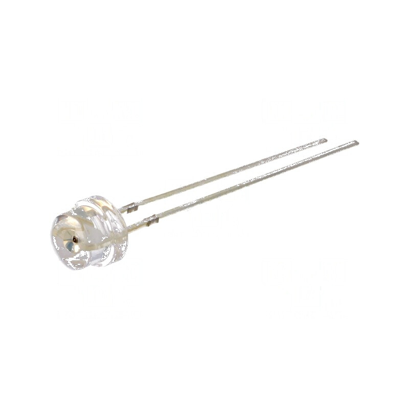 Emiţător IR 5mm 886-892nm Transparent 45mW 100° THT 100mA pentru Proiecte Electronice | Electronic-mag.ro | Componente Electronice