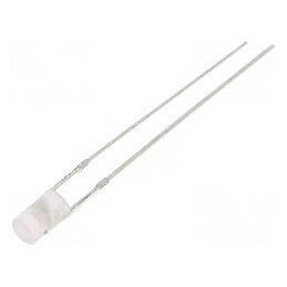 LED 3mm Roz 220mcd 140° Plat 12VDC - Lumina Frontala pentru Iluminat Decorativ | Electronic-mag.ro | Componente Electronice