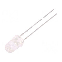 LED UV 15° 20mA 370-380nm 3-3,8VDC THT - Lumină UV pentru aplicații diverse | Electronic-mag.ro | Componente Electronice