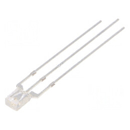 LED dreptunghiular bicolor galben/albastru 2x3,2x4,15mm | Electronic-mag.ro | Componente Electronice