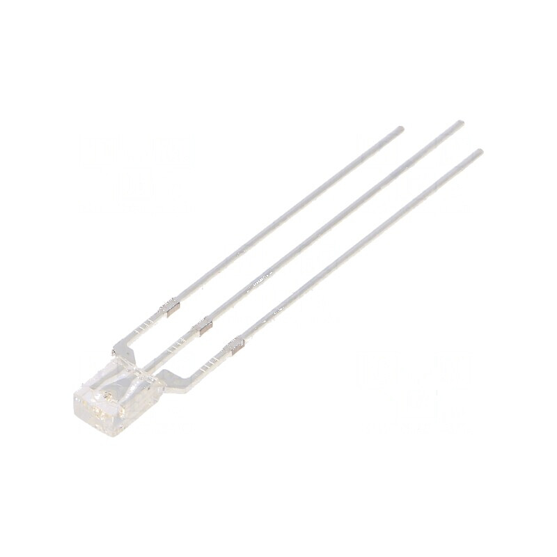 LED dreptunghiular bicolor galben/albastru 2x3,2x4,15mm | Electronic-mag.ro | Componente Electronice