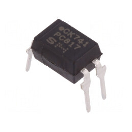 Optocuplor DIP4 THT cu 1 canal, tranzistori, izolație 5kV, tensiune colector-emitor 80V | Electronic-mag.ro | Componente Electronice
