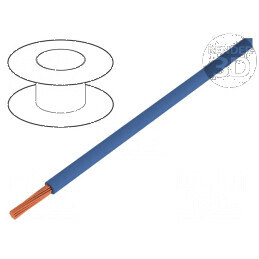 Cablu electric TLY litat 0,22mm² PVC albastru închis 150V/300V | Electronic-mag.ro | Componente Electronice